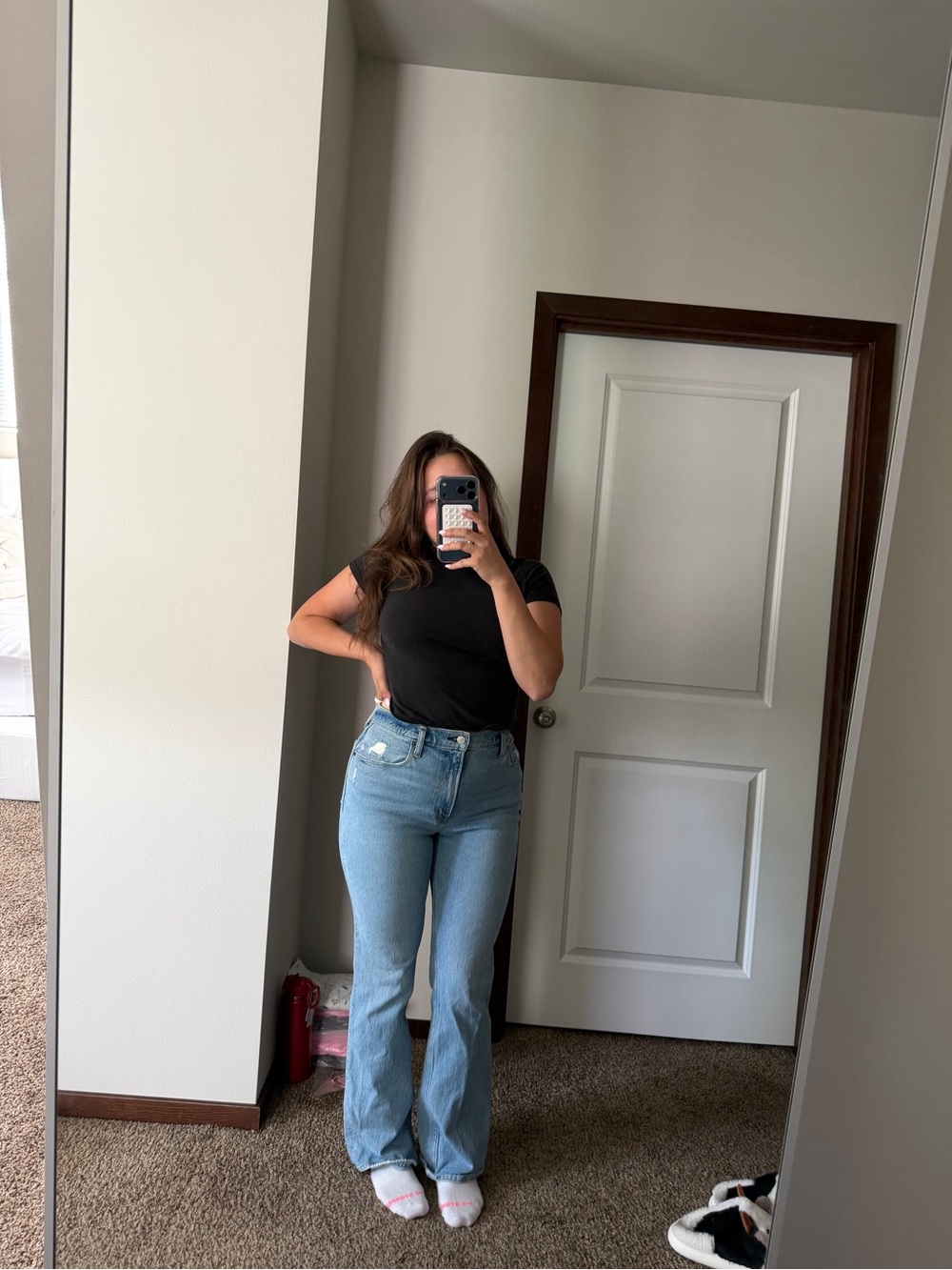 Abercrombie & Fitch the 70s vintage flare ultra high rise